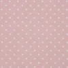 Tischdeckenstoff beschichtete Baumwolle Punkte rosa weiß 1,5m Breite