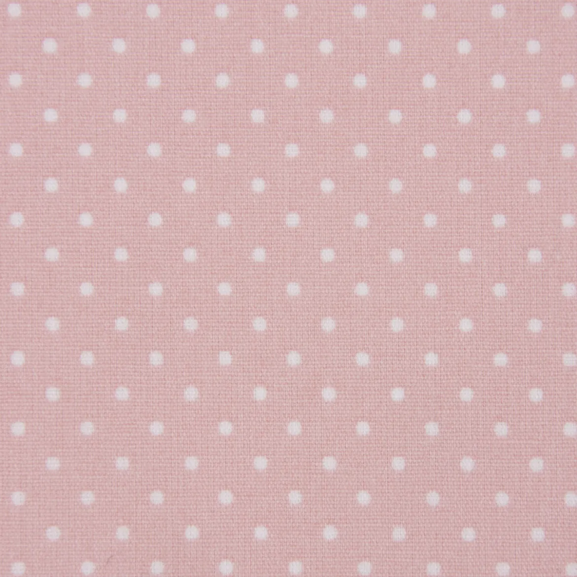 Tischdeckenstoff beschichtete Baumwolle Punkte rosa weiß 1,5m Breite
