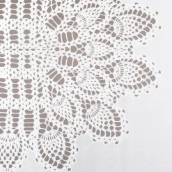 Tischdecke Outdoor Häkelspitze Amira weiß 137x180cm