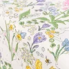 Tischdecke Rabbit Spring Fever Hasen Blumen weiß bunt in versch. Größen von SCHÖNER LEBEN.