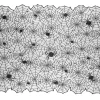 Tischdecke Spinnennetz für Halloween in Schwarz 135x180cm