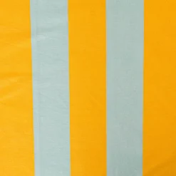 Tischdecke Streifen hellblau gelb in versch. Größen von SCHÖNER LEBEN.