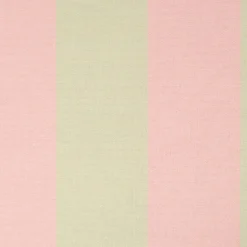 Tischläufer aus Baumwolle mit Streifen Pistazie Rosa 40x160cm von SCHÖNER LEBEN.