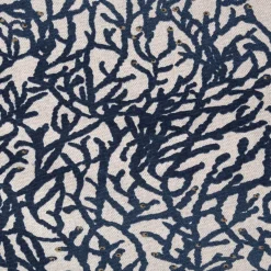 Tischläufer Baumwolle Korallen blau natur 40x160cm von SCHÖNER LEBEN.