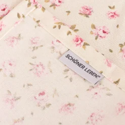 Tischläufer Classic Little Rose Rosenblüten ecru rosa 40x160cm von SCHÖNER LEBEN.