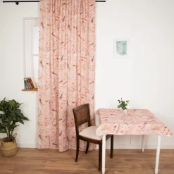 Tischläufer Dried Flower Romance rosa in 40x160cm von SCHÖNER LEBEN.