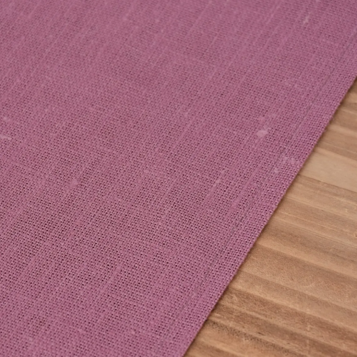Tischläufer Erik aus 100% Leinen 1-lagig 47x150cm altrosa
