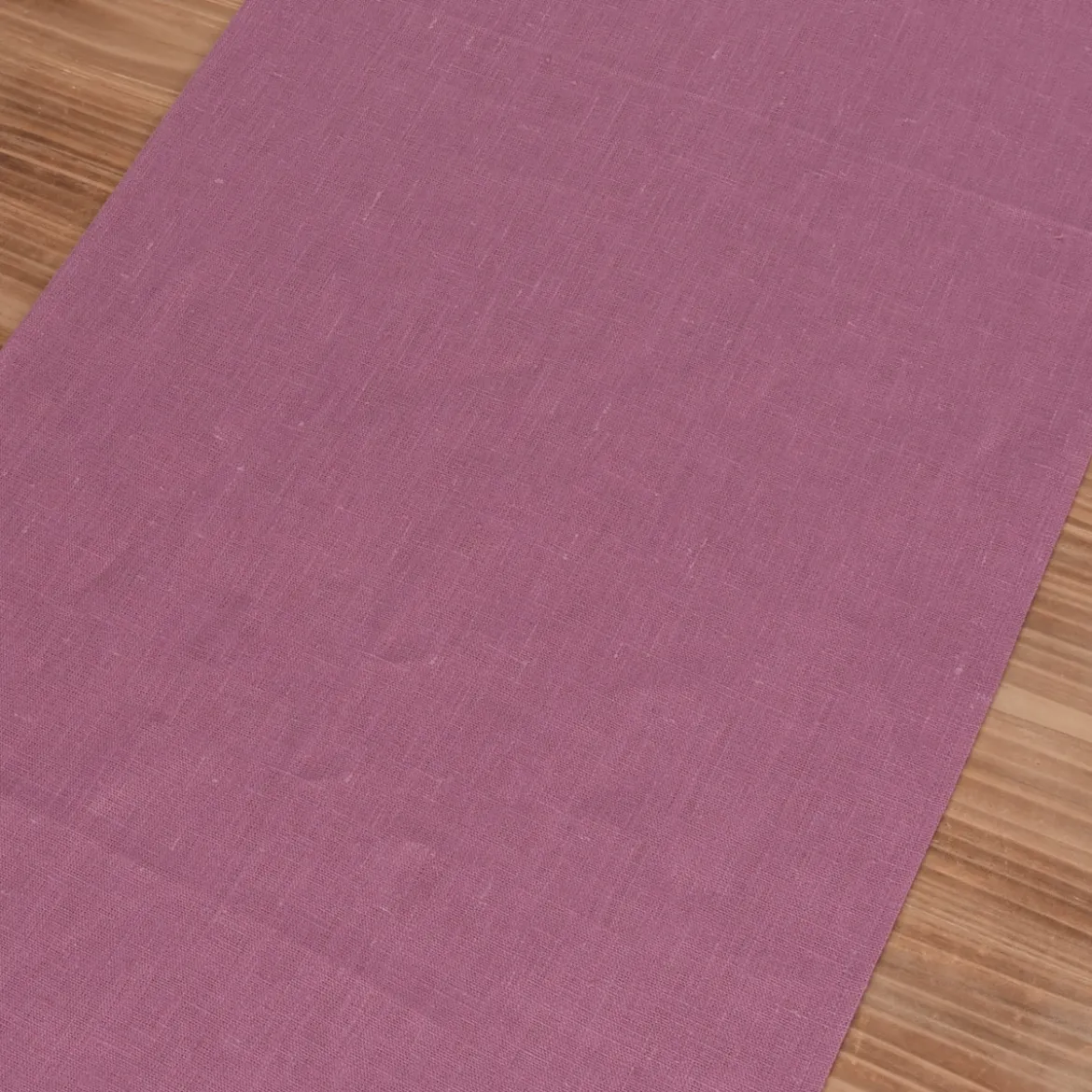 Tischläufer Erik aus 100% Leinen 1-lagig 47x150cm altrosa