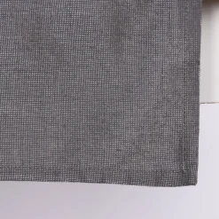 Tischläufer Glamour dunklgrau silberfarbig Lurex 45x150cm