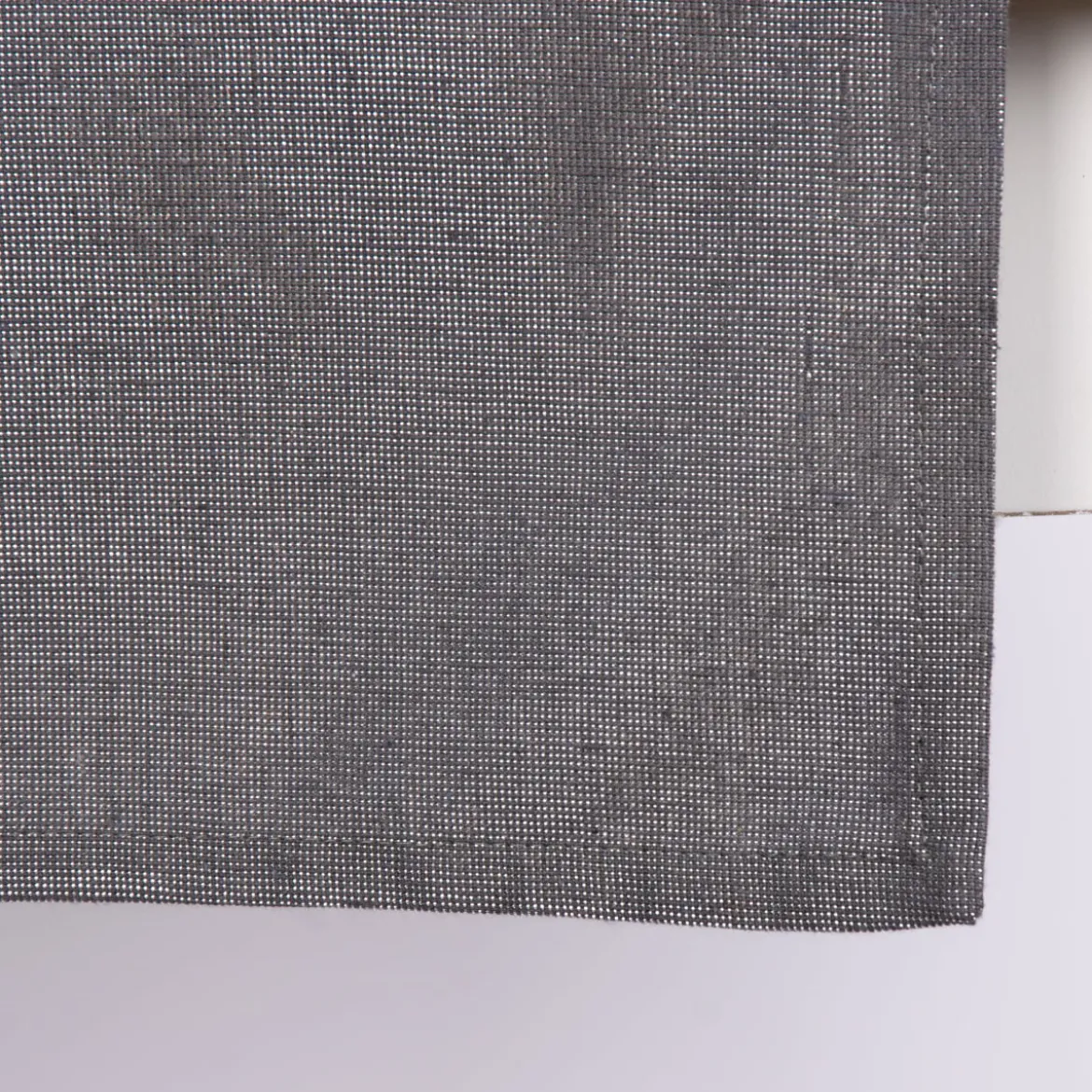 Tischläufer Glamour dunklgrau silberfarbig Lurex 45x150cm
