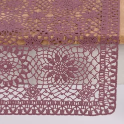 Tischläufer Häkelspitze Amira cassis 40x150cm