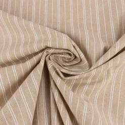 Tischläufer Leinenlook Basic Stripe Streifen natur weiß 40x160cm von SCHÖNER LEBEN.
