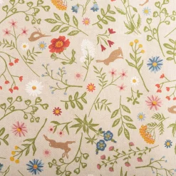 Tischläufer Leinenlook Floral Animal Garden natur bunt 40x160cm von SCHÖNER LEBEN.