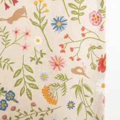 Tischläufer Leinenlook Floral Animal Garden natur bunt 40x160cm von SCHÖNER LEBEN.