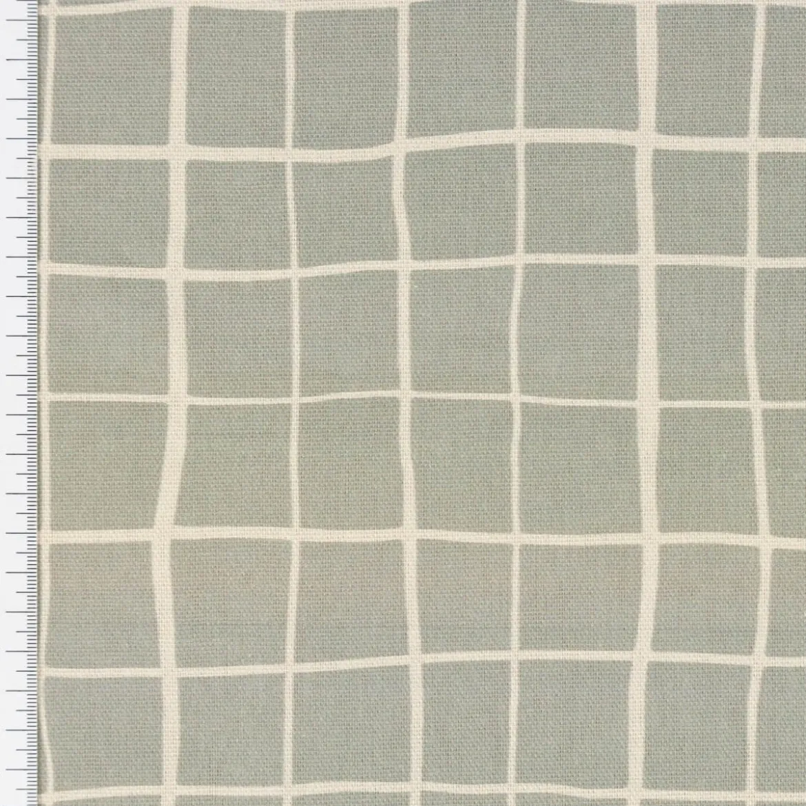 Tischläufer Marloes5 Gitter Karo grau weiß 40x160cm von SCHÖNER LEBEN.