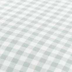 Tischläufer Musselin Vichy Karo mintgrün weiß 40x160cm von SCHÖNER LEBEN.