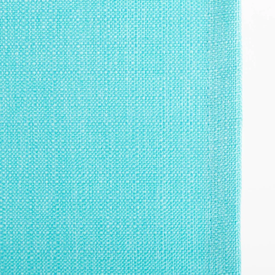 Tischläufer Outdoor Olefina mit Fleckschutz uni Struktur aqua blau 40x160cm von SCHÖNER LEBEN.