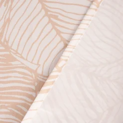 Tischläufer Roja Laub Blätter beige weiß 45x150cm