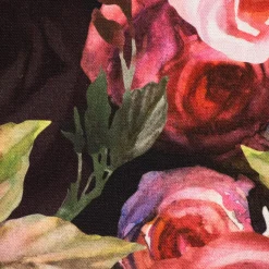 Tischläufer Rosetta Rosen Digitaldruck schwarz pink 40x160cm von SCHÖNER LEBEN.