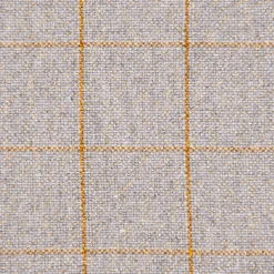 Tischläufer Tyra Karo grau goldfarbig 45x150cm