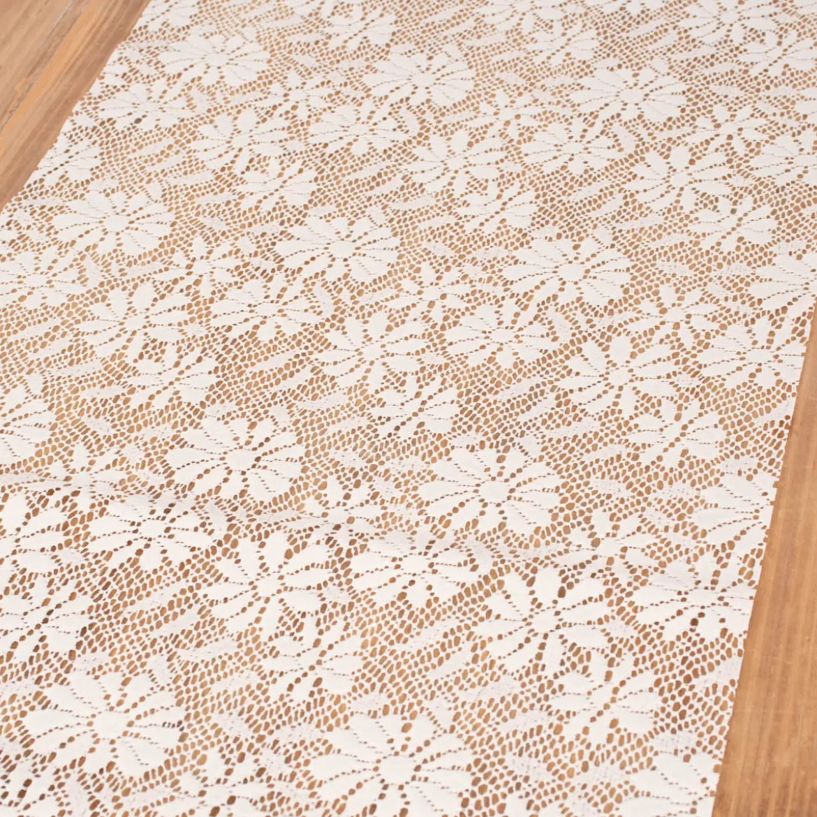 Tischläufer Weichschaum Outdoor Unique creme 45x150cm