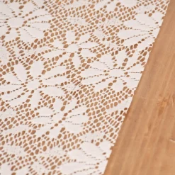 Tischläufer Weichschaum Outdoor Unique creme 45x150cm