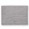 Tischset Gastro aus Baumwolle Rib dunkelblau beige 35x50cm 2er Set