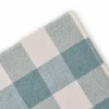 Tischset Gastro aus Baumwolle Rib Karos blau beige 35x50cm 2er Set