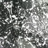 Tüll Glitzer Flecken schwarz silberfarbig 1,5m Breite