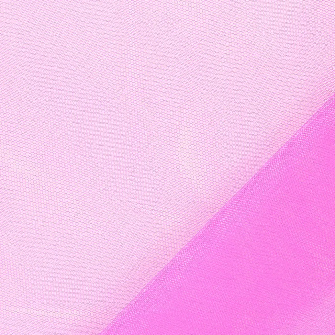Tüll Stoff Meterware uni Pink 150cm
