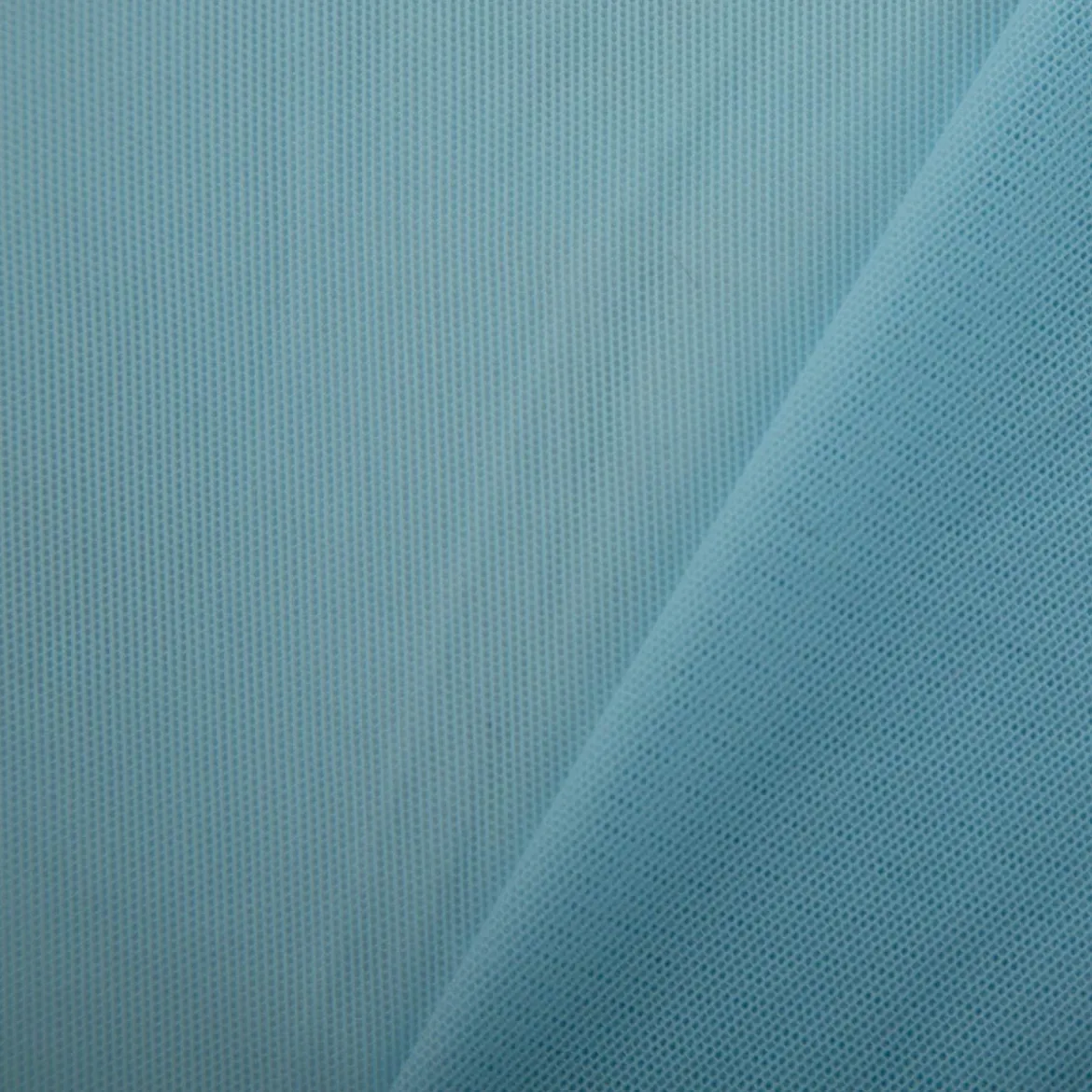 Tüll Stoff softer Stretchtüll mit 7% Elasthan uni türkis in 1,50m Breite