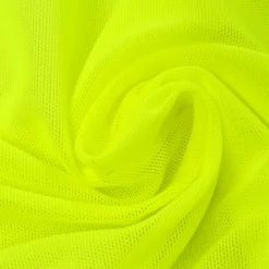 Tüll Stoff softer Stretchtüll mit 7% Elasthan uni neon-gelb in 1,50m Breite