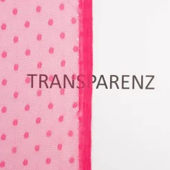 Tüll weich Brauttüll Punkte pink 1,60m