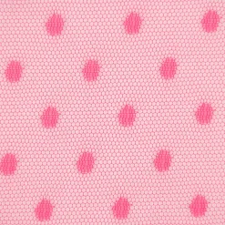 Tüll weich Brauttüll Punkte pink 1,60m