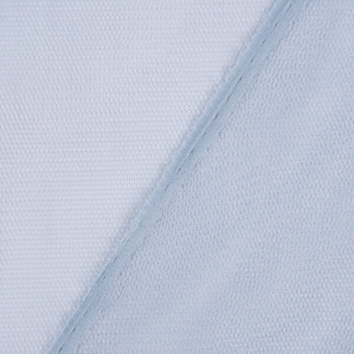 Tüll weich Brauttüll rauchblau 1,6m Breite