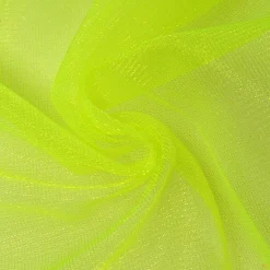 Tüll weich Schimmer neon gelb 1,5m Breite