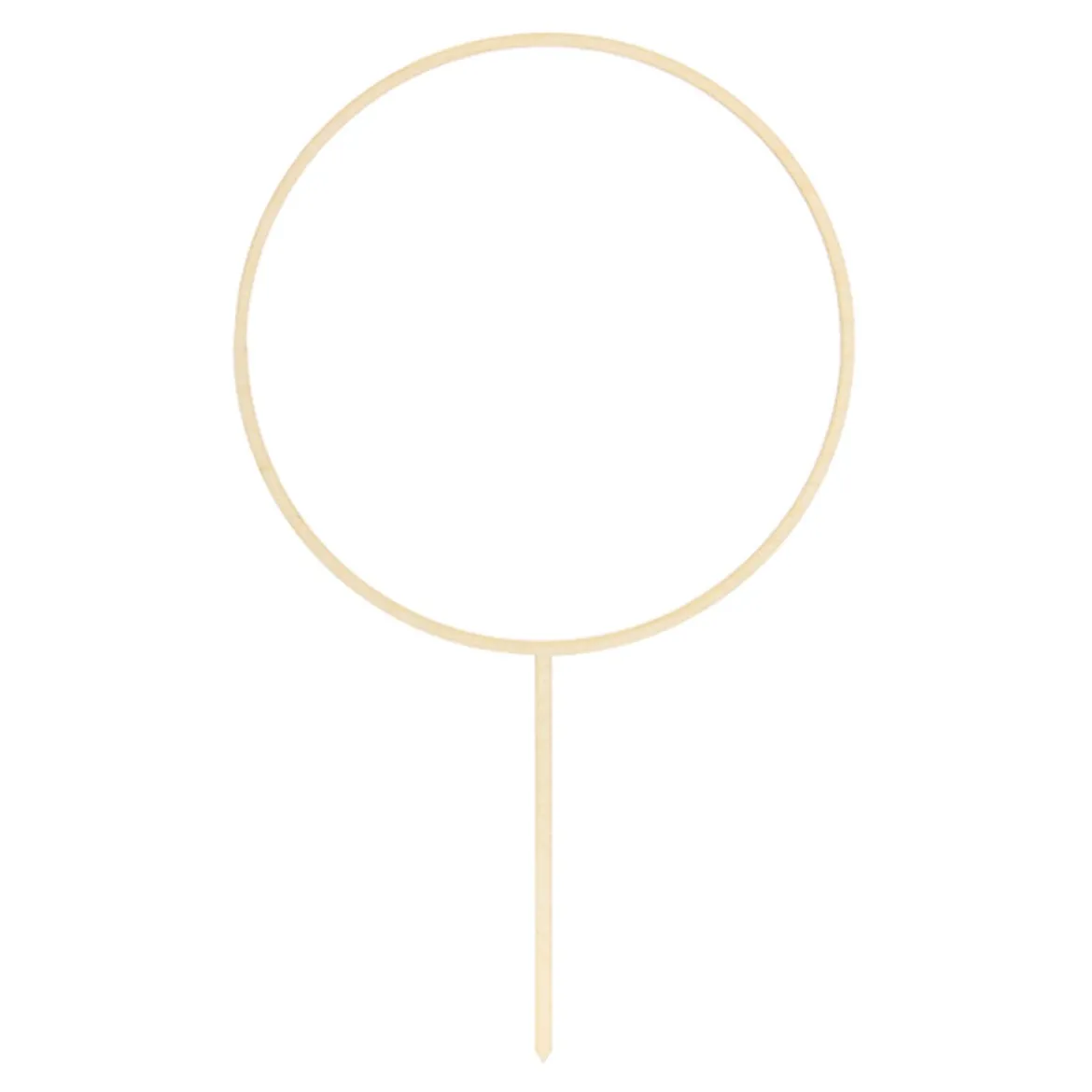 Torten Stecker Cake Topper Kreis Holz 24,5cm