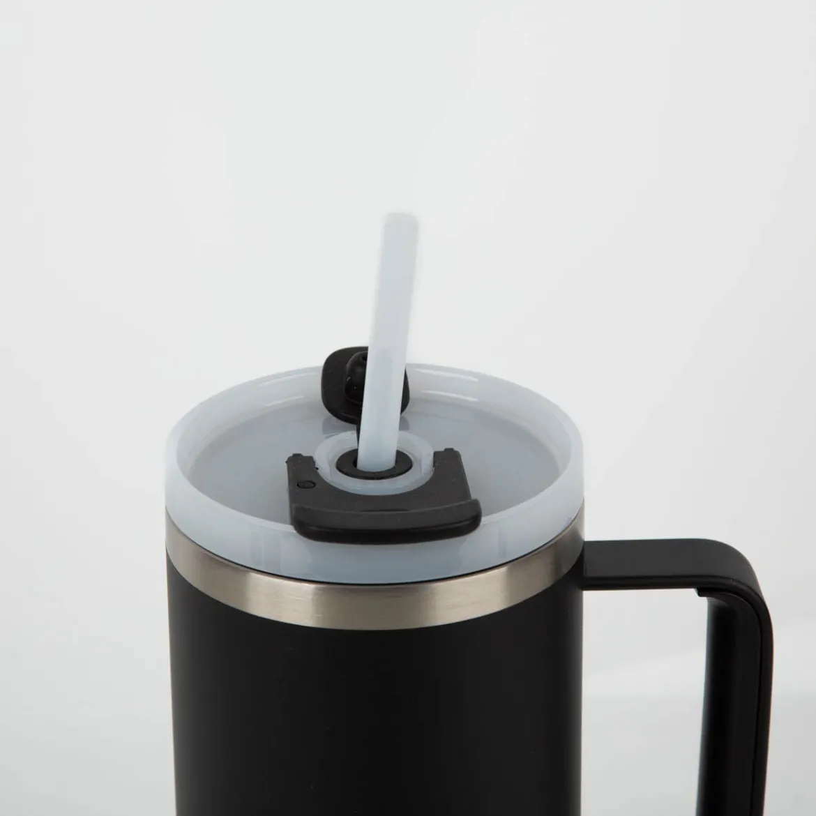 Trinkbecher Runbott Latt 1100 Black mit Henkel 1100ml- geschmacksneutral, BPA-frei und auslaufsicher
