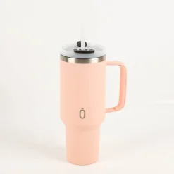Trinkbecher Runbott Latt 1100 Cotton Candy mit Henkel 1100ml- geschmacksneutral, BPA-frei und auslaufsicher