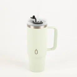 Trinkbecher Runbott Latt 800 Melon mit Henkel 800ml - geschmacksneutral, BPA-frei und auslaufsicher
