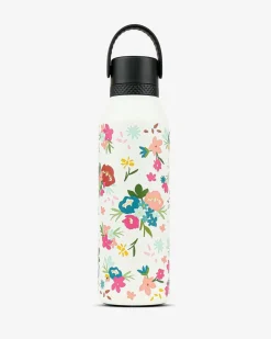 Trinkflasche ABIGAIL MORALES Bouquet Cream Runbott 600ml - geschmacksneutral, BPA-frei und auslaufsicher