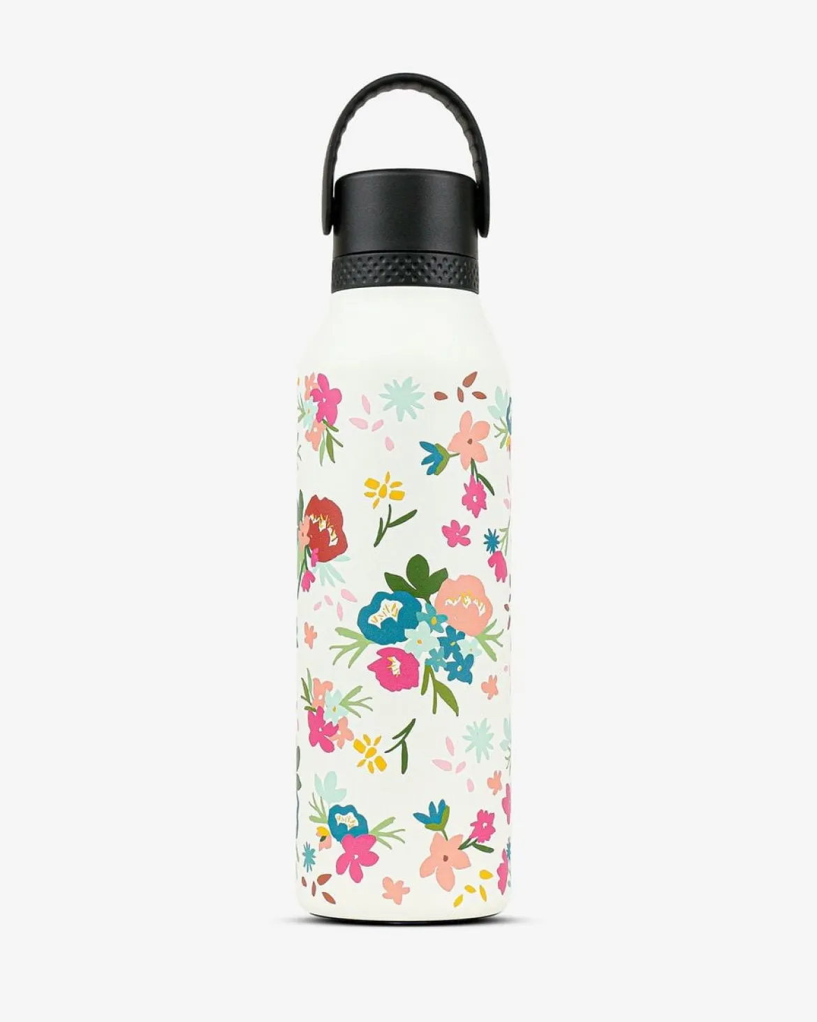 Trinkflasche ABIGAIL MORALES Bouquet Cream Runbott 600ml - geschmacksneutral, BPA-frei und auslaufsicher