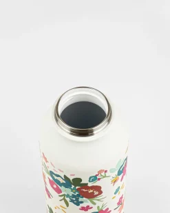 Trinkflasche ABIGAIL MORALES Bouquet Cream Runbott 600ml - geschmacksneutral, BPA-frei und auslaufsicher