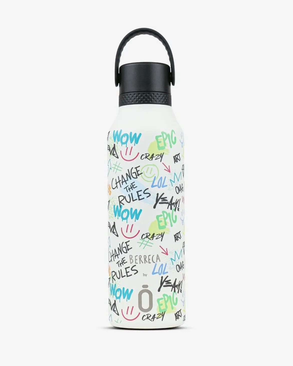 Trinkflasche BERRECA Graffiti Runbott 600ml - geschmacksneutral, BPA-frei und auslaufsicher