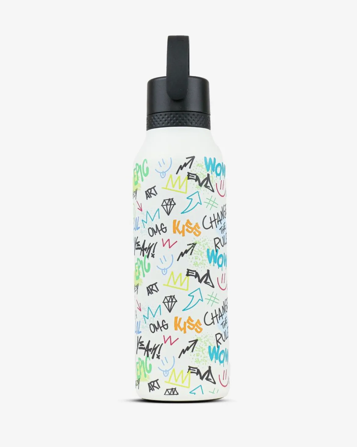 Trinkflasche BERRECA Graffiti Runbott 600ml - geschmacksneutral, BPA-frei und auslaufsicher
