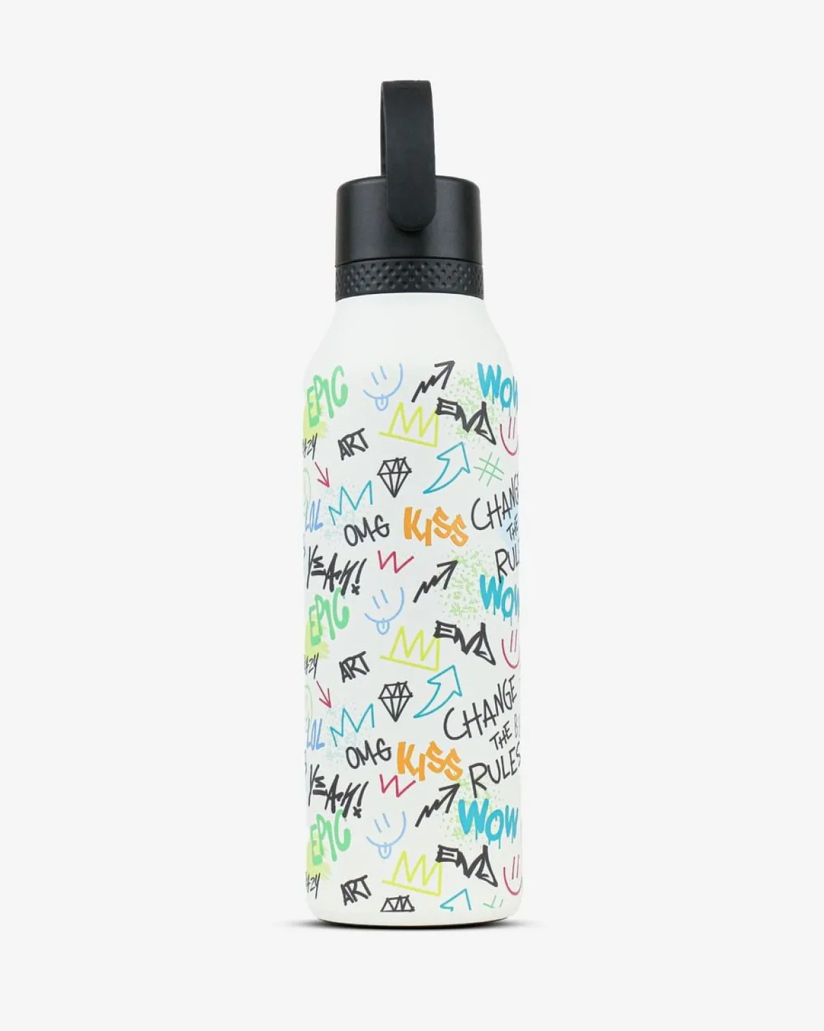 Trinkflasche BERRECA Graffiti Runbott 600ml - geschmacksneutral, BPA-frei und auslaufsicher