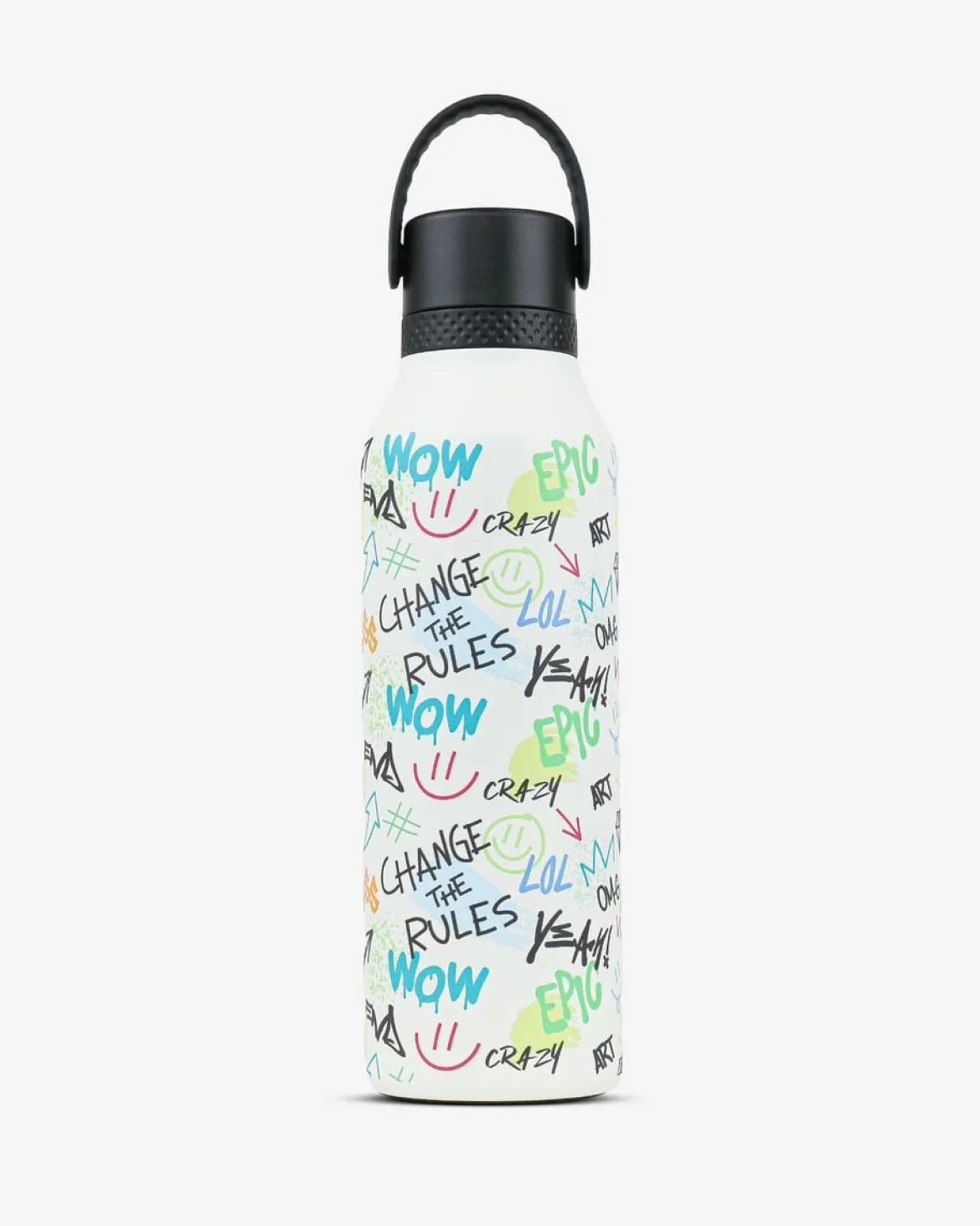 Trinkflasche BERRECA Graffiti Runbott 600ml - geschmacksneutral, BPA-frei und auslaufsicher