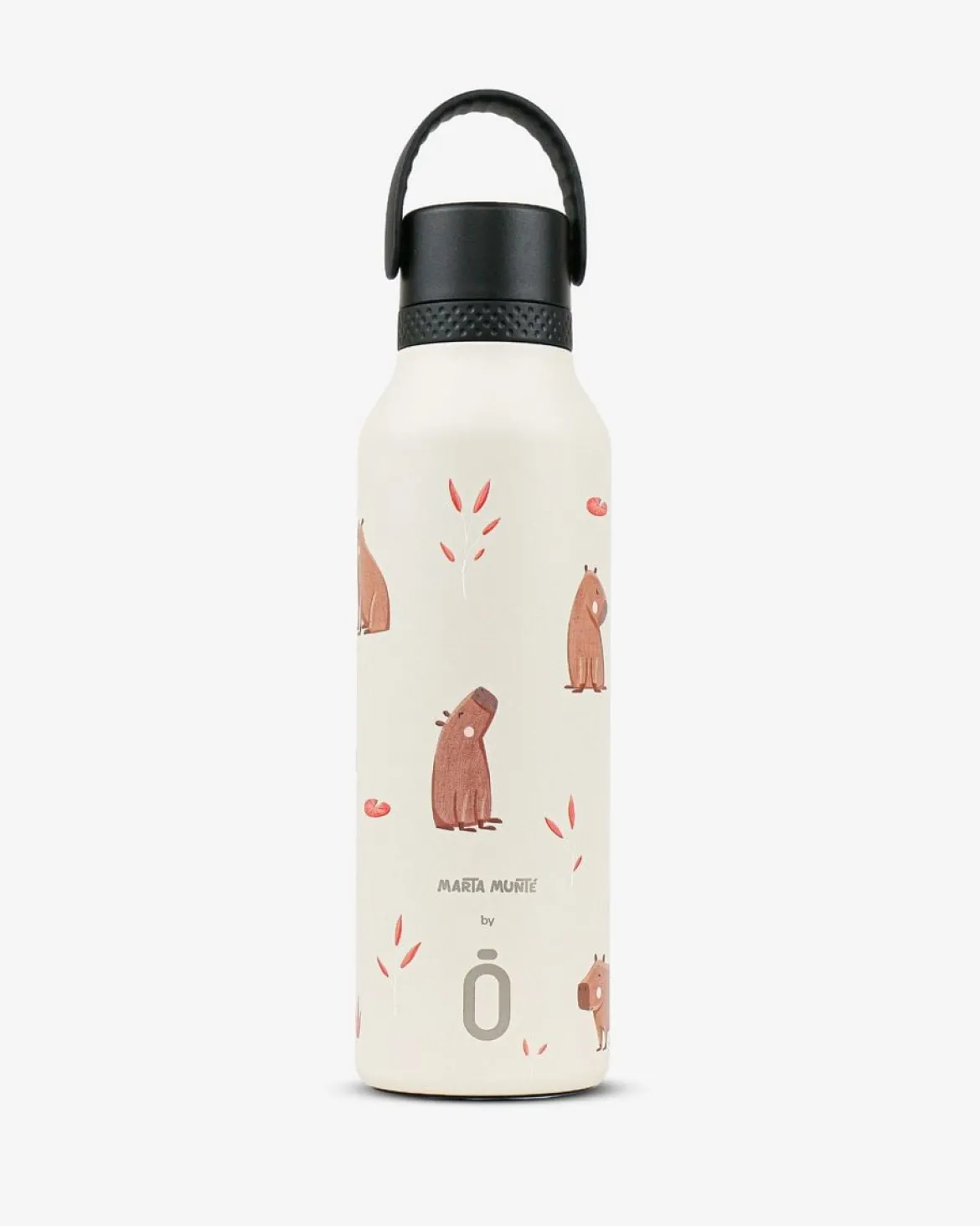 Trinkflasche MARTA MUNTÉ Capybara Runbott 600ml - geschmacksneutral, BPA-frei und auslaufsicher