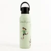 Trinkflasche Marta Munté Football mintgrün von Runbott 600ml - geschmacksneutral, BPA-frei und auslaufsicher