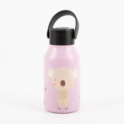 Trinkflasche Marta Munté Koala Cotton Candy von Runbott 350ml - geschmacksneutral, BPA-frei und auslaufsicher